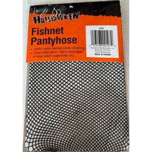 Women's Halloween Fishnet Pantyhose Fits Sizes 5' to 6' Tall (NEW)